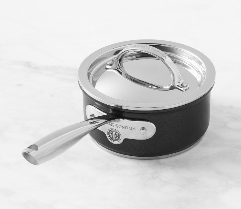 Williams Sonoma Signature Thermo-Clad™ Nonstick Covered Saucepan