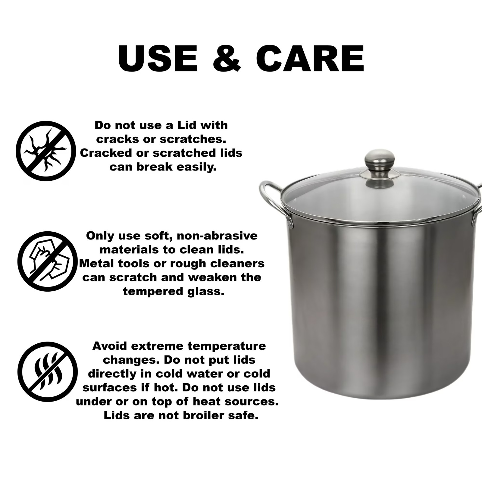 Mainstays 21.5 Quart Stainless Steel Canning Pot with Rack