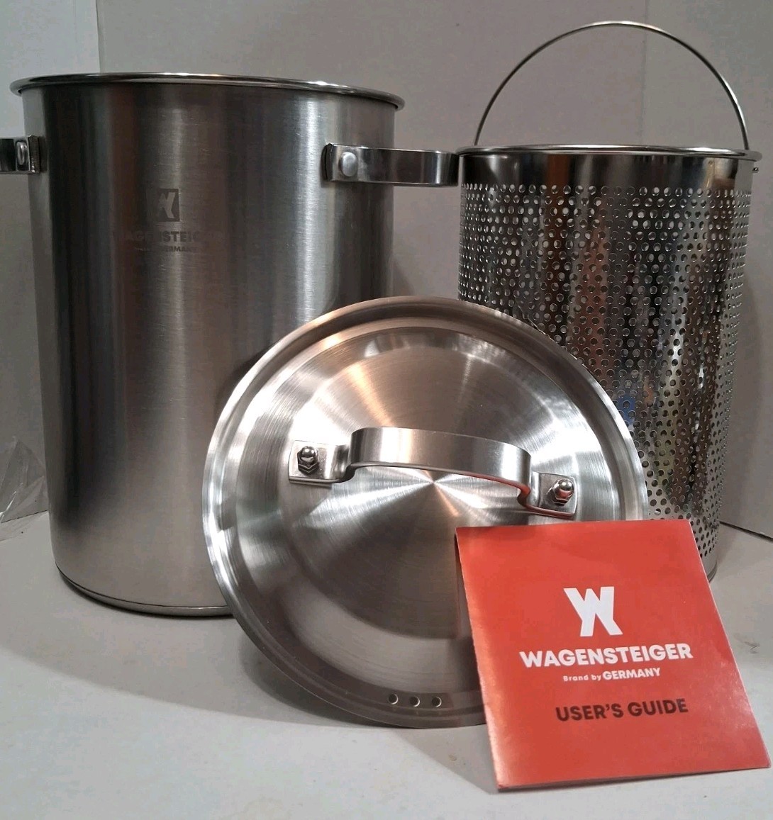WAGENSTEIGER Premium Stainless Steel Asparagus Steamer Pot or Spaghetti Pasta St