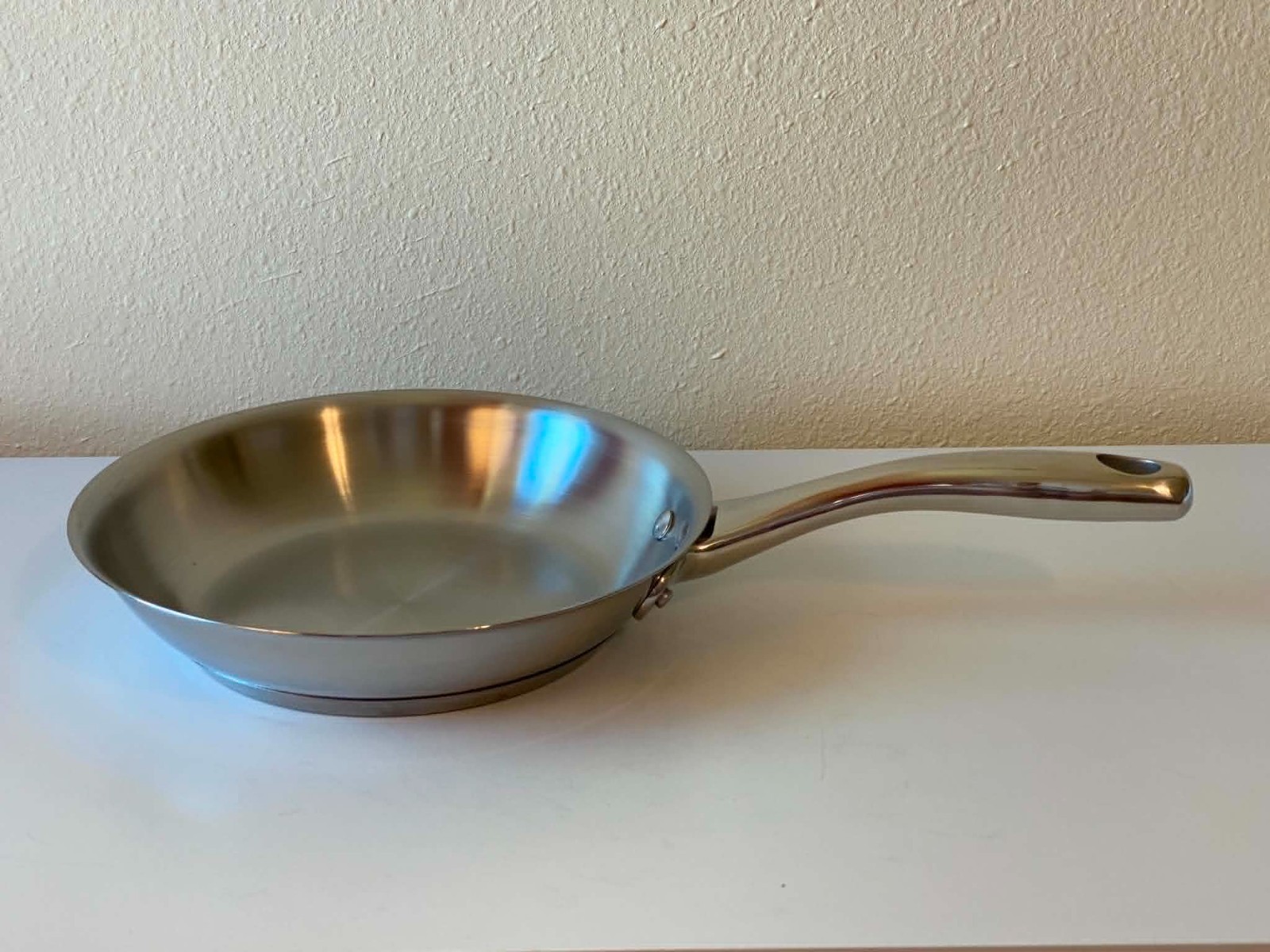 Tramontina Gourmet 8″ Fry Pan Skillet Tri-Ply Base 18/10 Stainless Brazil NEW