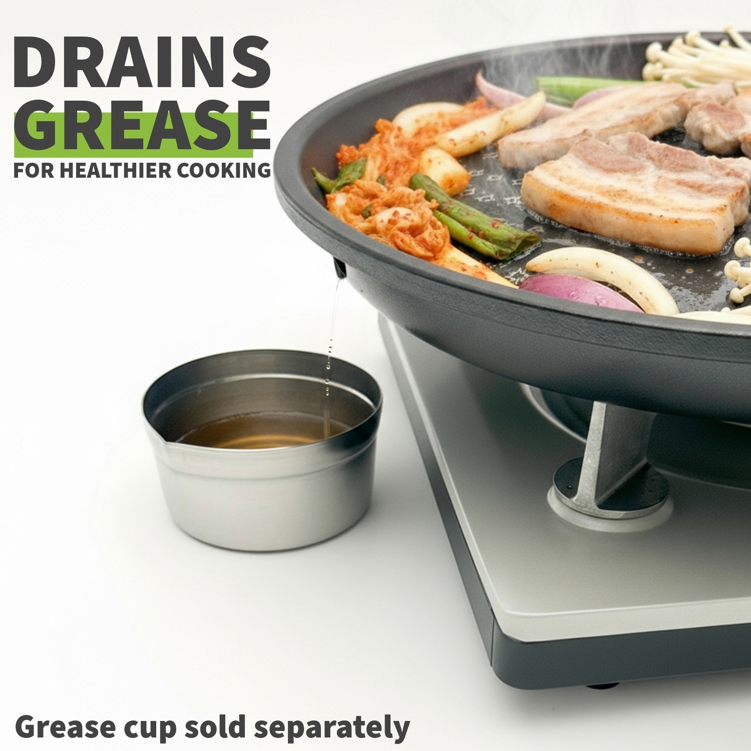 TeChef – Korean BBQ Non-Stick Grill Pan, Made in Korea