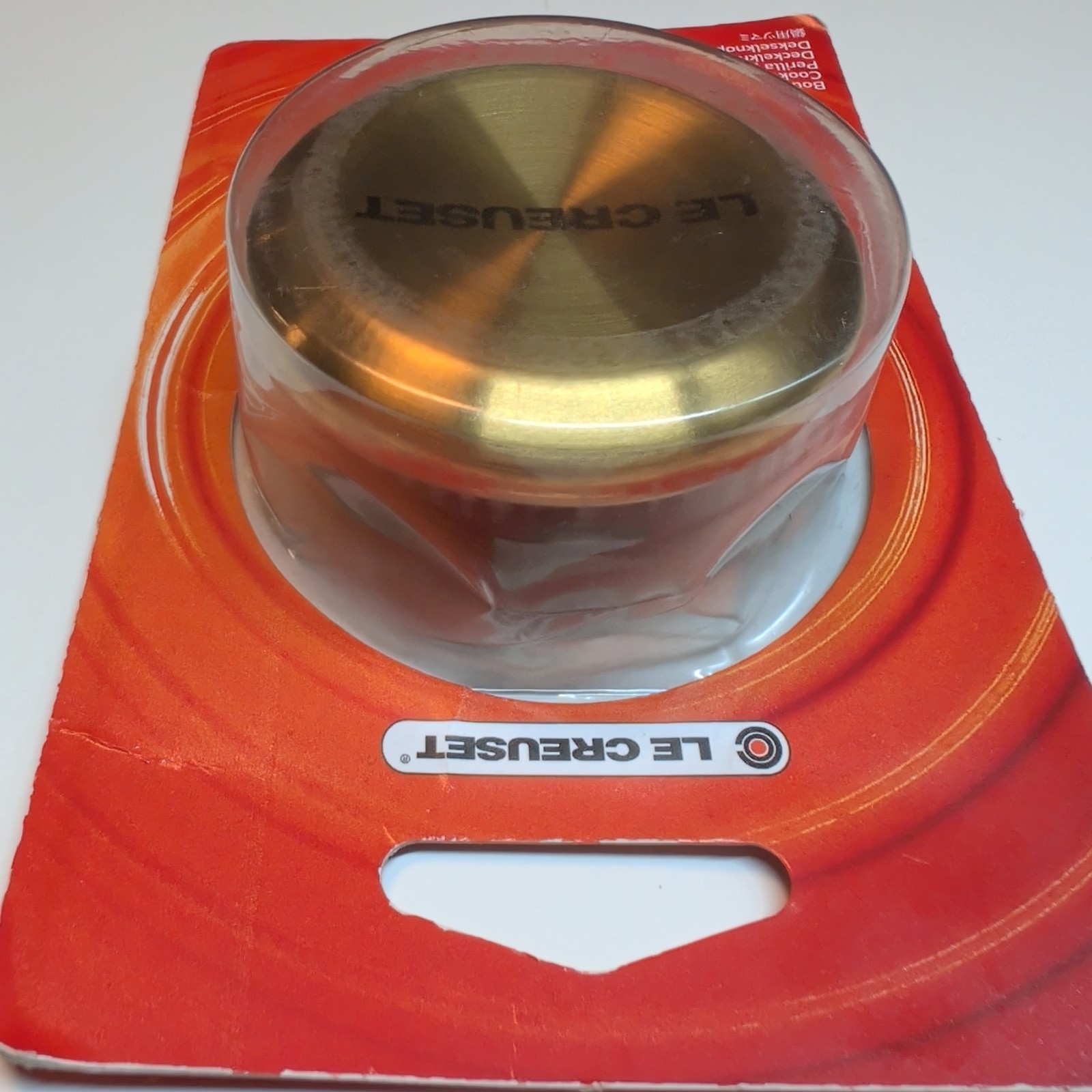 Le Creuset 2.2” 57mm Large GOLD Stainless Steel Replacement Cookware Knob NEW