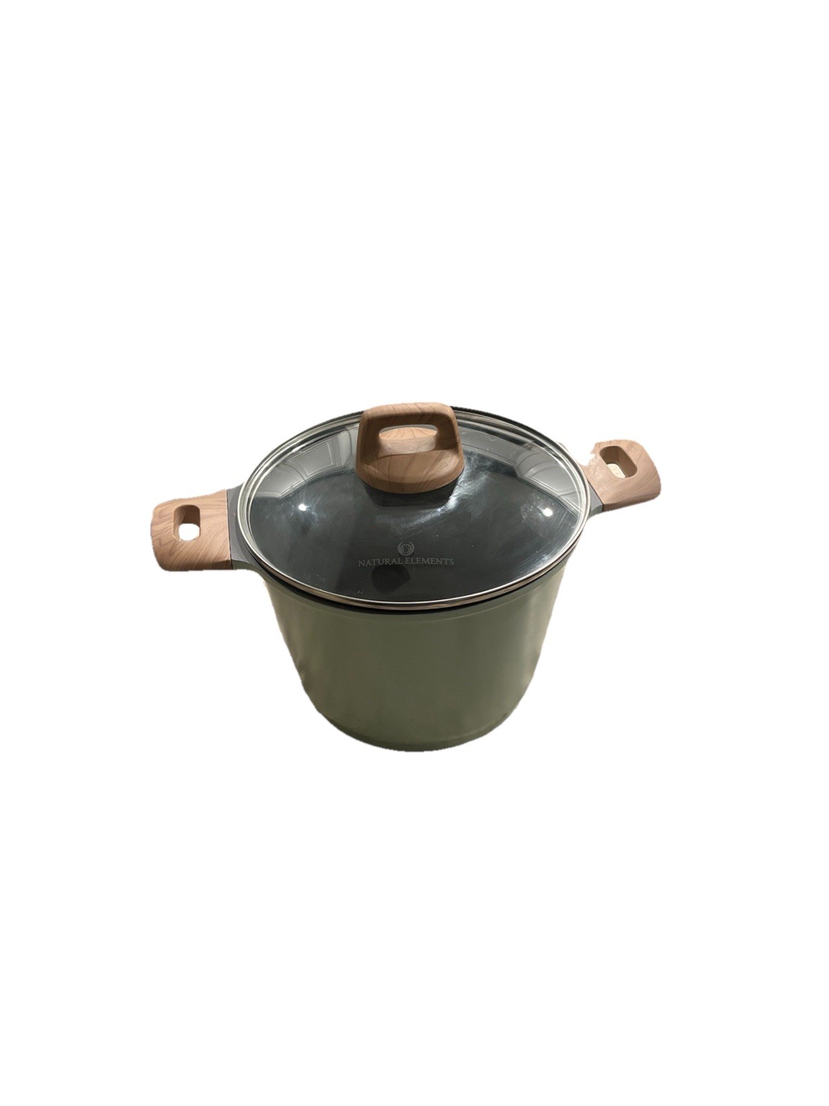 Natural Elements Woodstone 9.5” Dia. 6.1 Qt. Stock Pot