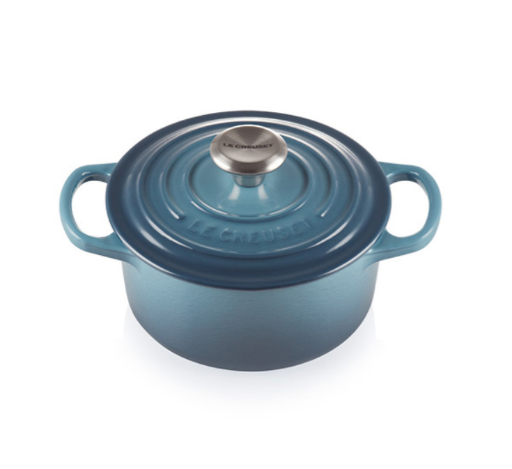 Le Creuset Nordic Marine Blue 16cm Signature Round Dutch Oven Pot New