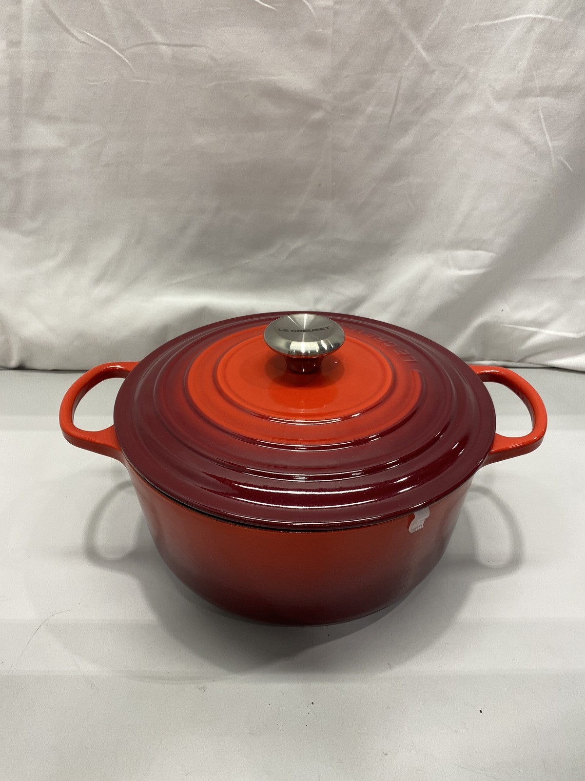 Le Creuset 5.5qt Signature Enameled Cast Iron Round Dutch Oven Cerise Red