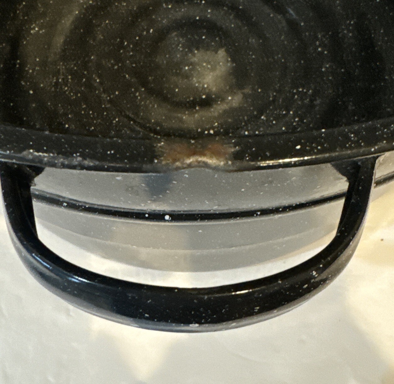 Enamel Stock Pot Canning Pot With Lid Black Speckled With Handles 20 Qt Large