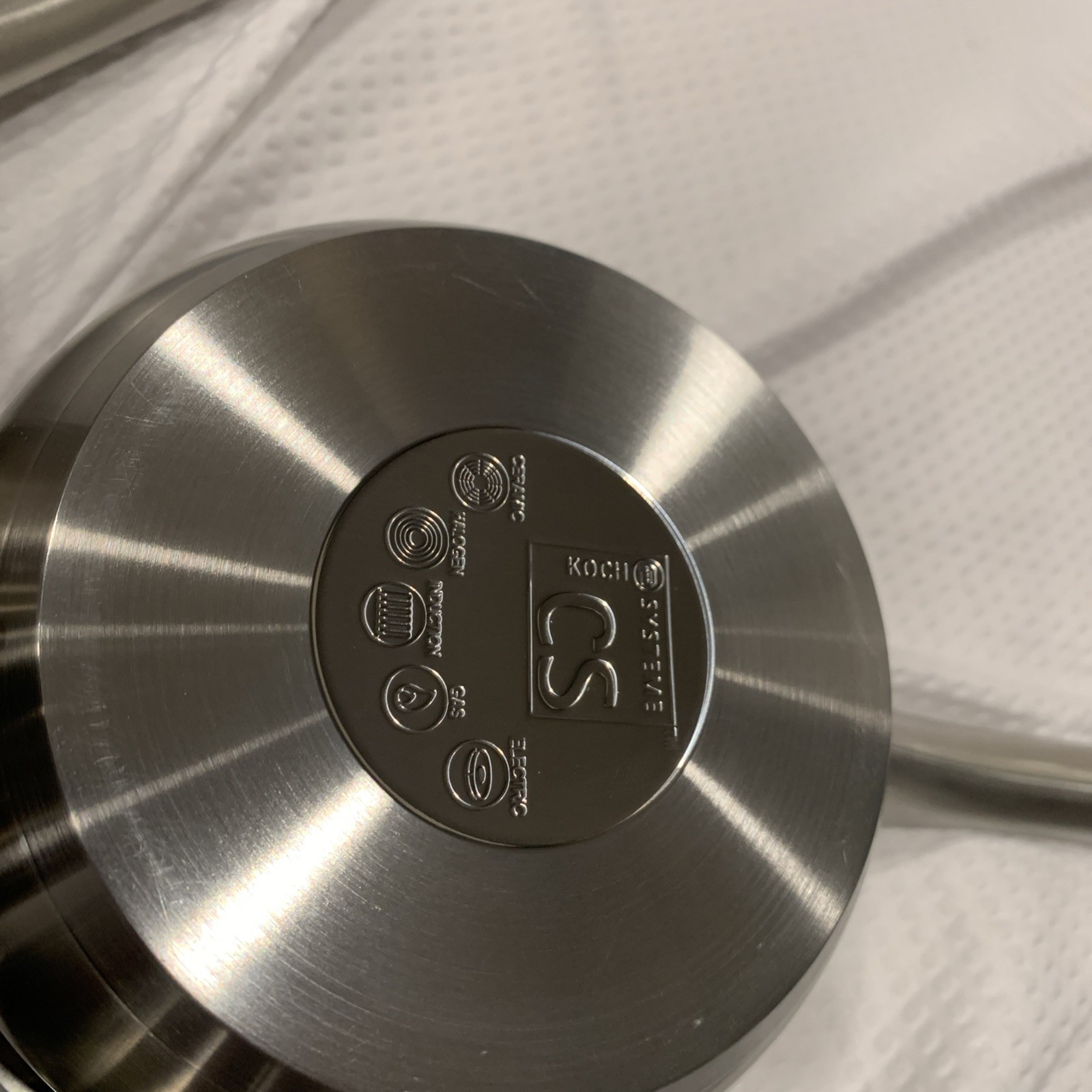 KOCH SYSTEME CS Stainless Steel Sauce Pan with Lid, 1QT & 2QT & 3QT Stainless