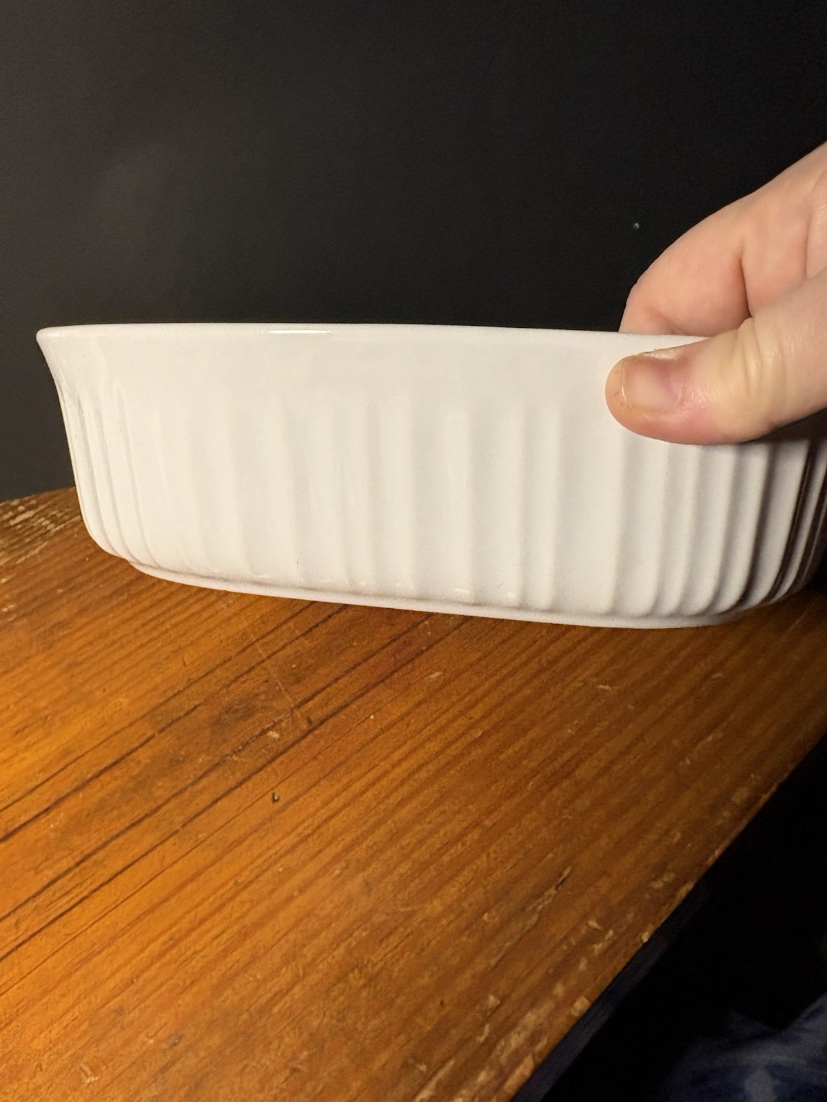 CorningWare 1 1/2 Qt Or 1.4 L Casserole Dish Oval FrenchWhite