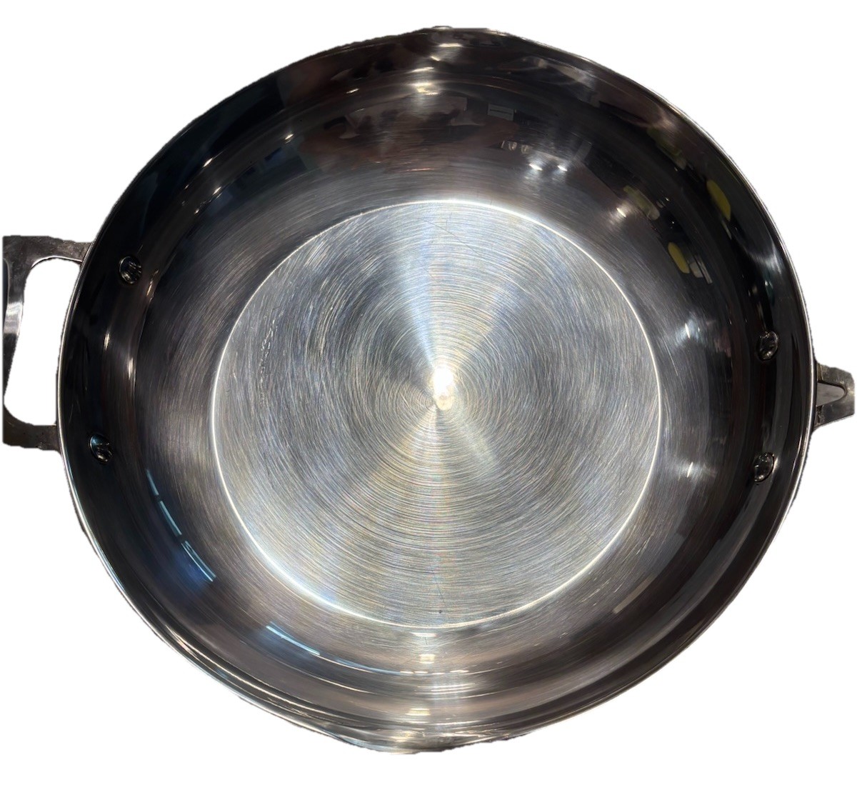 David Burke Gourmet 12 Inches Pro Heavy Stainless Frying Pan Pour Spouts