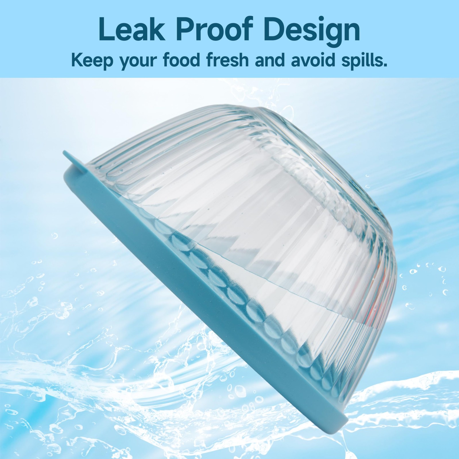 Purekra 3 Pack Silicone Replacement Lids for Pyrex 7402S 1.3 Qt, 7403S 2.3 Qt…
