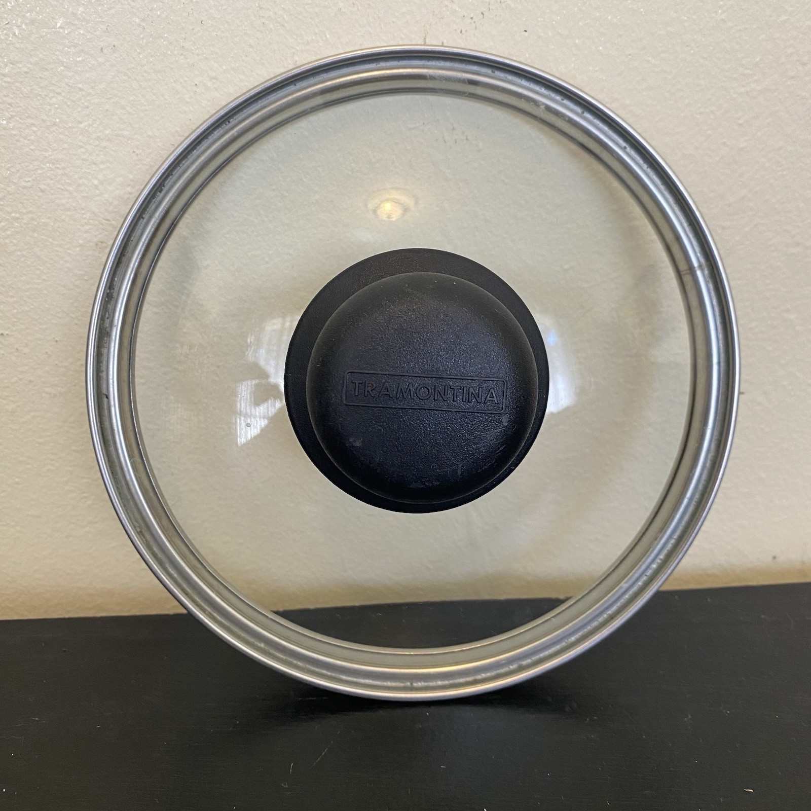6” Inch Replacement Tramontina Round Glass Lid For 5 1/2″ Pot Pan | Knob Handle