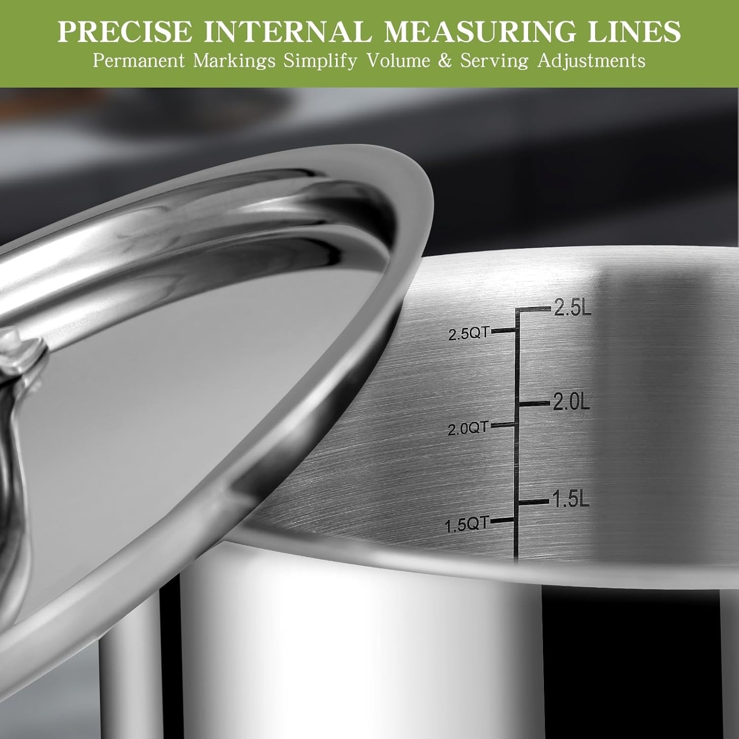 12-Piece Triple Ply Stainless Steel Cookware Set – Induction & Dishwasher Safe