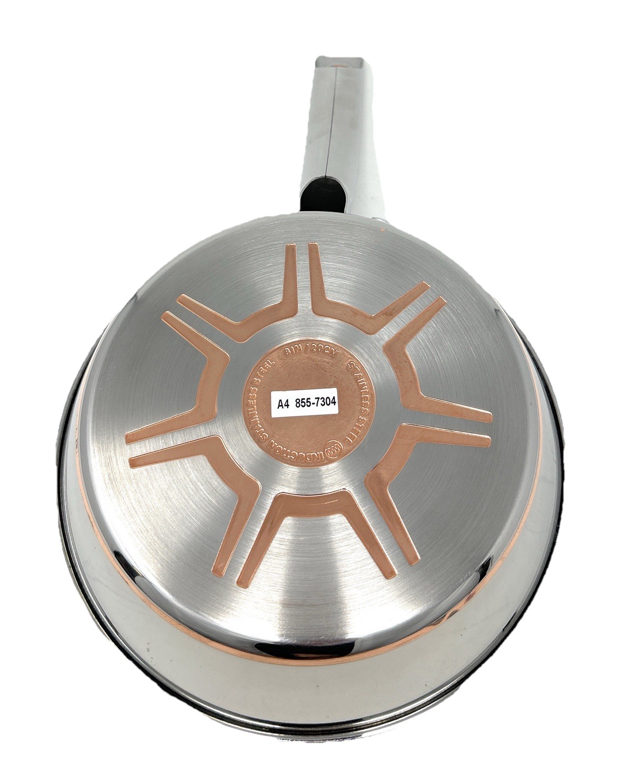 T-Fal Ultimate Stainless Steel Copper Bottom Cookware 12pc Set Induction