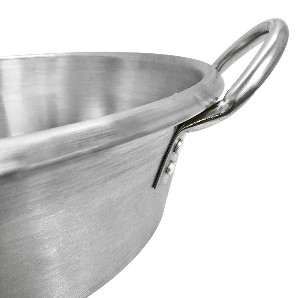 Portable 16″ Cazo LARGE Flat 5″ Deep Base Cooking Pot Pan Tall Wok Caso Carnitas