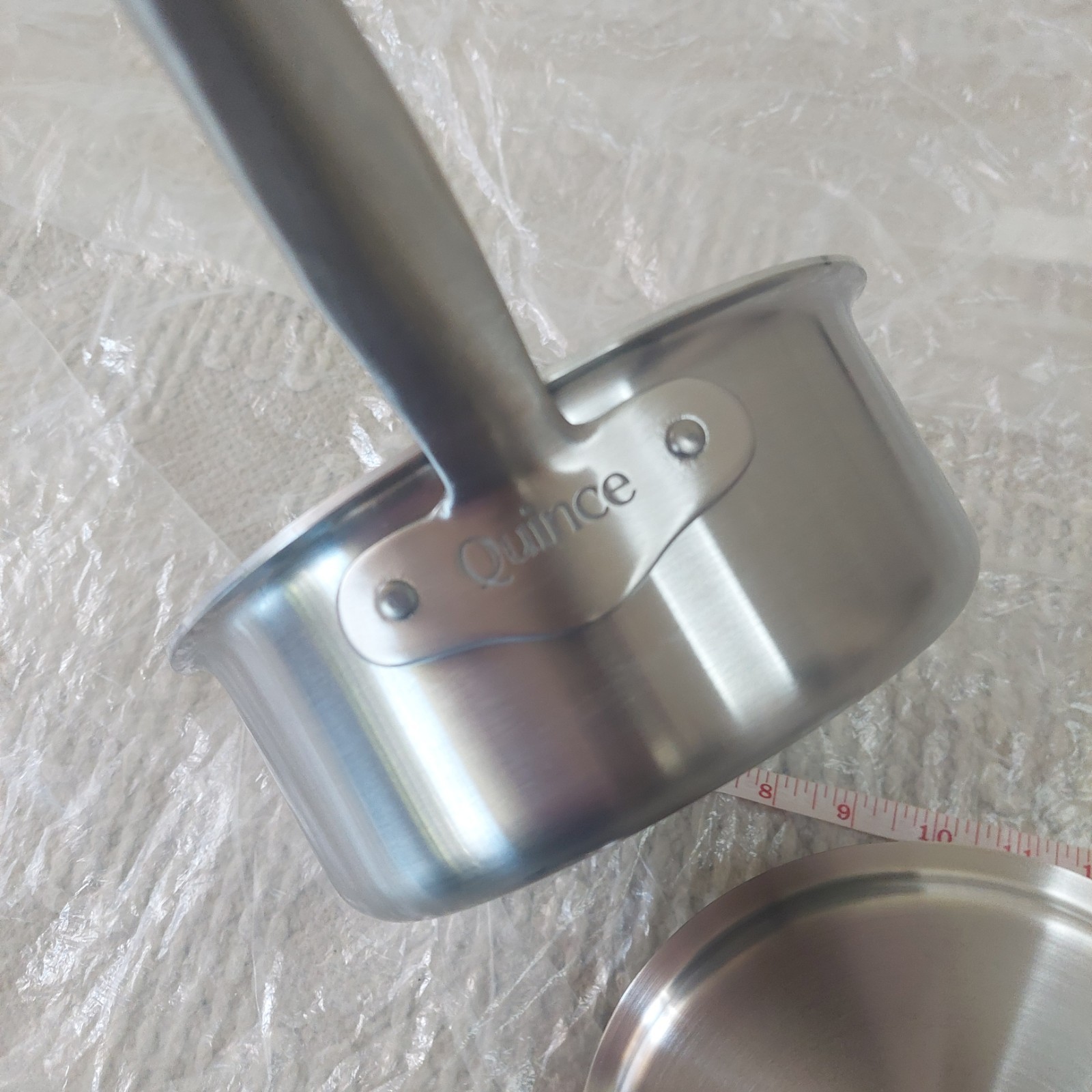 NWOT! Quince 2qt- 5ply Stainless Steel Non-Toxic Saucepan Pot With Lid! (G19)