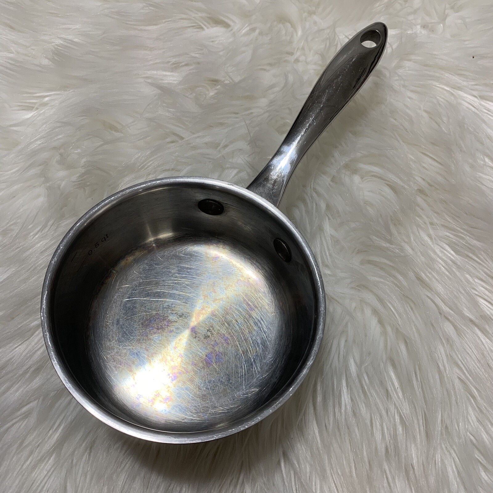 Wolfgang Puck Cafe Collection 1 Qt Sauce Pan Pot No Lid Gas Electric Induction