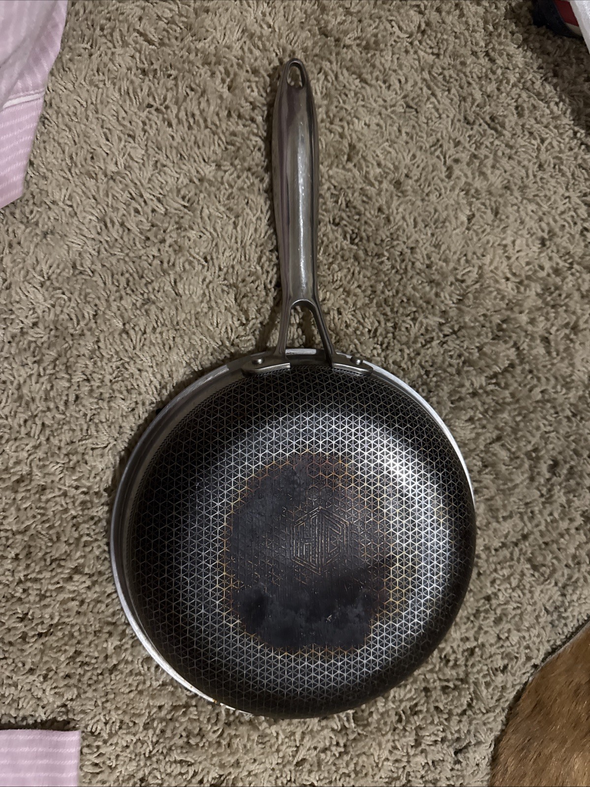 HEXCLAD 8″ Fry Pan Hybrid Stainless Steel Non-Stick Frying Pan