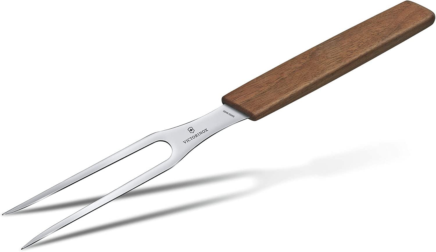 VICTORINOX Carving Fork 15cm Wood Swiss Modern for Meat Beef BBQ 6.9030.15G