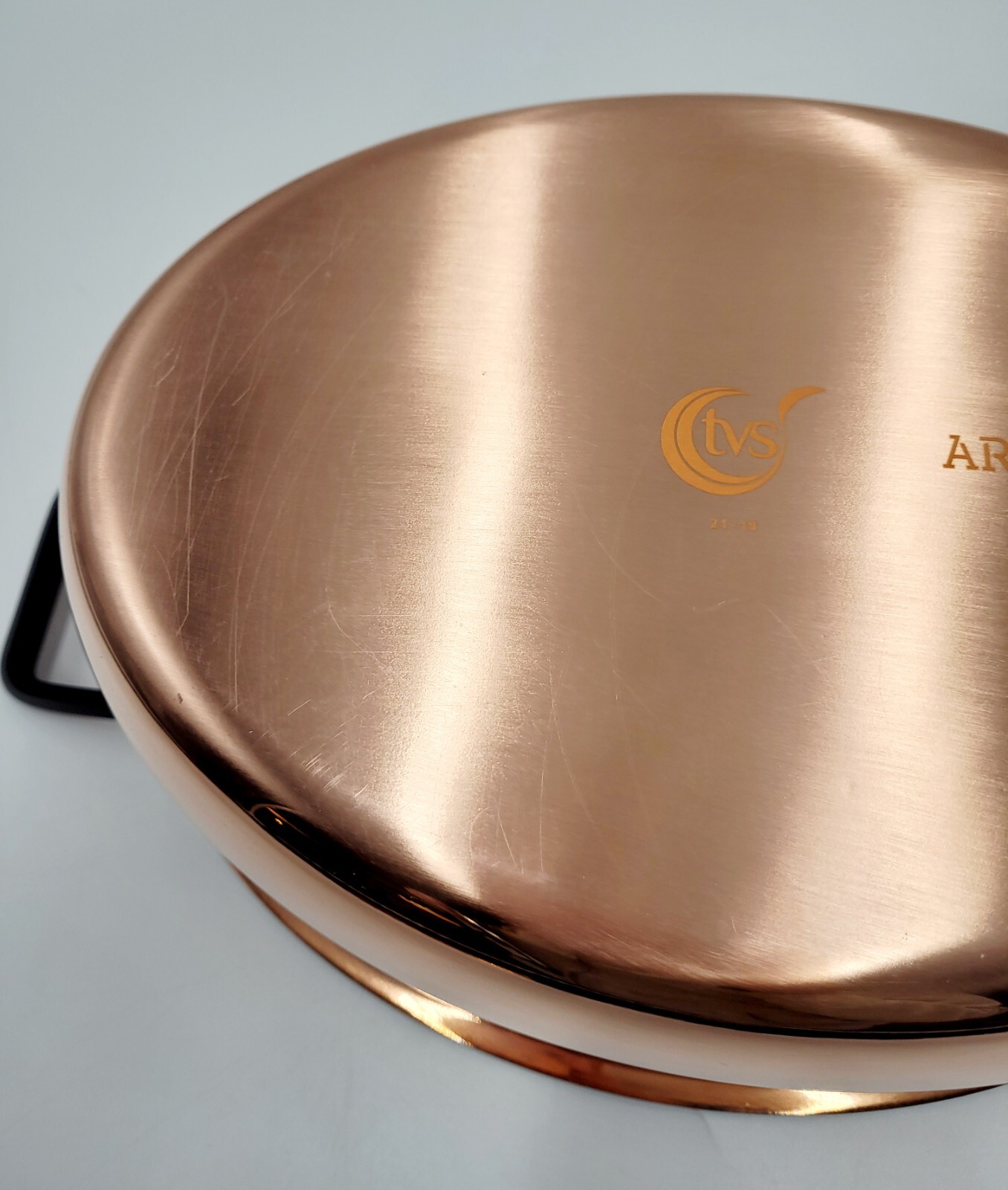 TVS ARTUSI 2.0 Copper Casserole W/ Lid by Antonio Citterio Made in Italy NEW