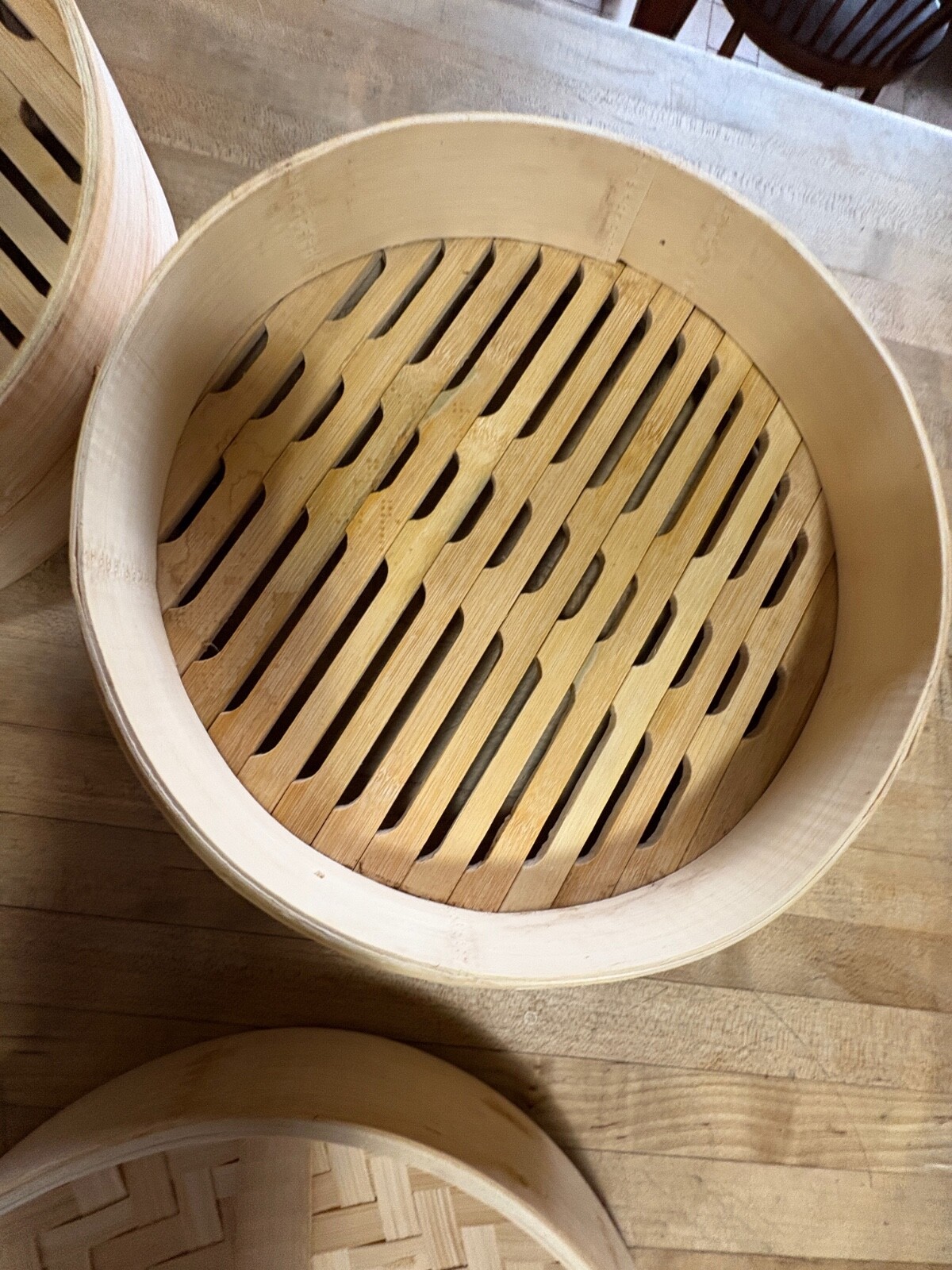 BAMBOO STEAMER BASKET 2 Tier 10-Inch KITCHENCRUST
