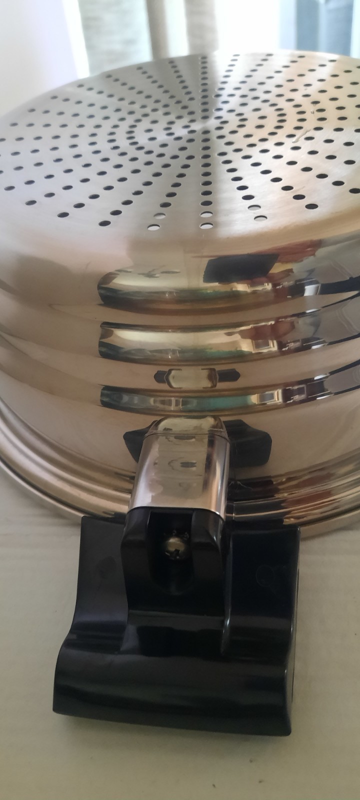New Era T304 Stainless Dual Handle Steamer Insert ONLY Fits 7″ – 7 .5″ Pan USA