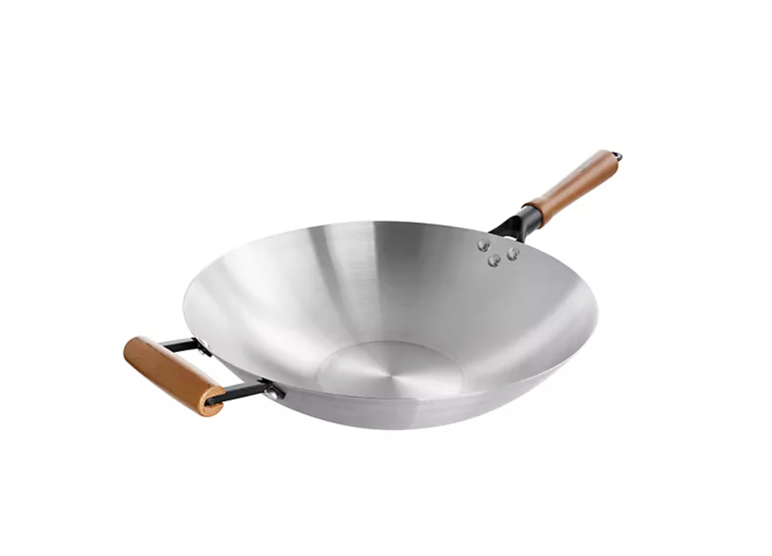 Oster Sangerfield 14 in Stainless Steel Flat Bottom Wok