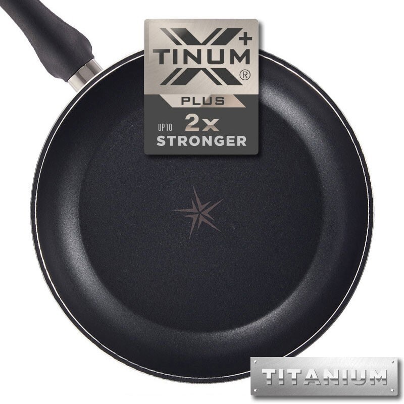28cm(11″) Frying Pan Wok Lid Cover Set Happycall Complete Titanium IH Induction