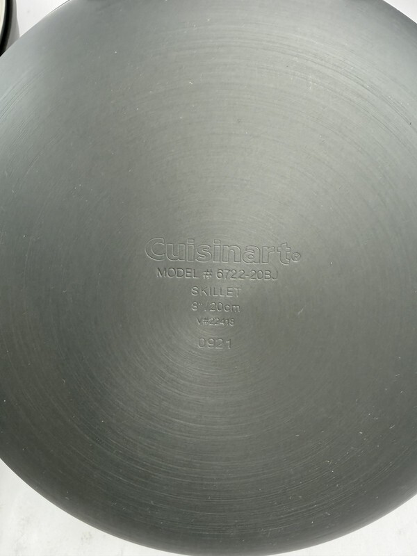 CUISINART NEW POT AND PANS SET W/ LIDS INDUCTION HARD ANODOZIED NON STICK