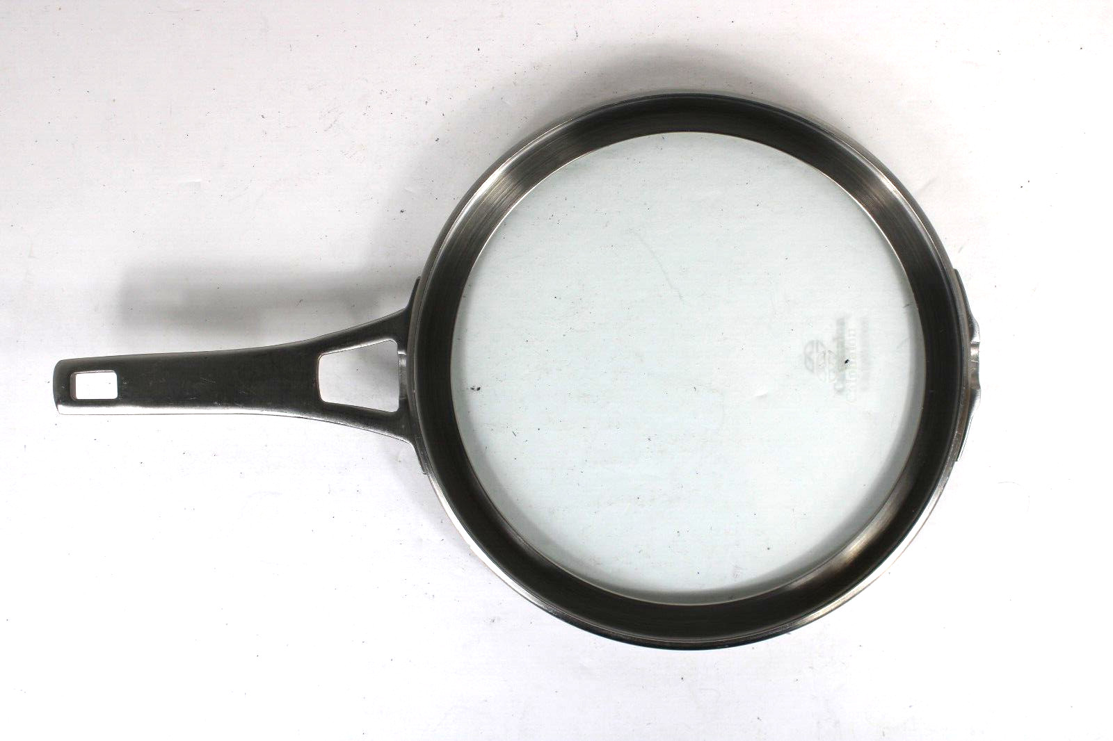 Calphalon Premier Space Saving Flat Glass Lid For 8″ Pan Long Handle