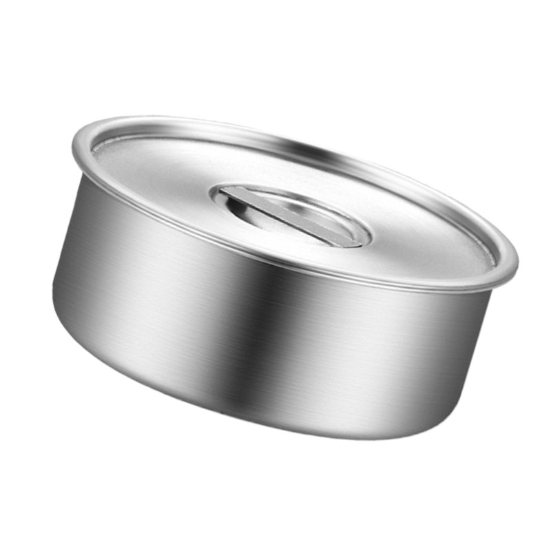 Stainless Steel Steaming Bowl For Eggs Custard And Dessert With Lid For Home Use