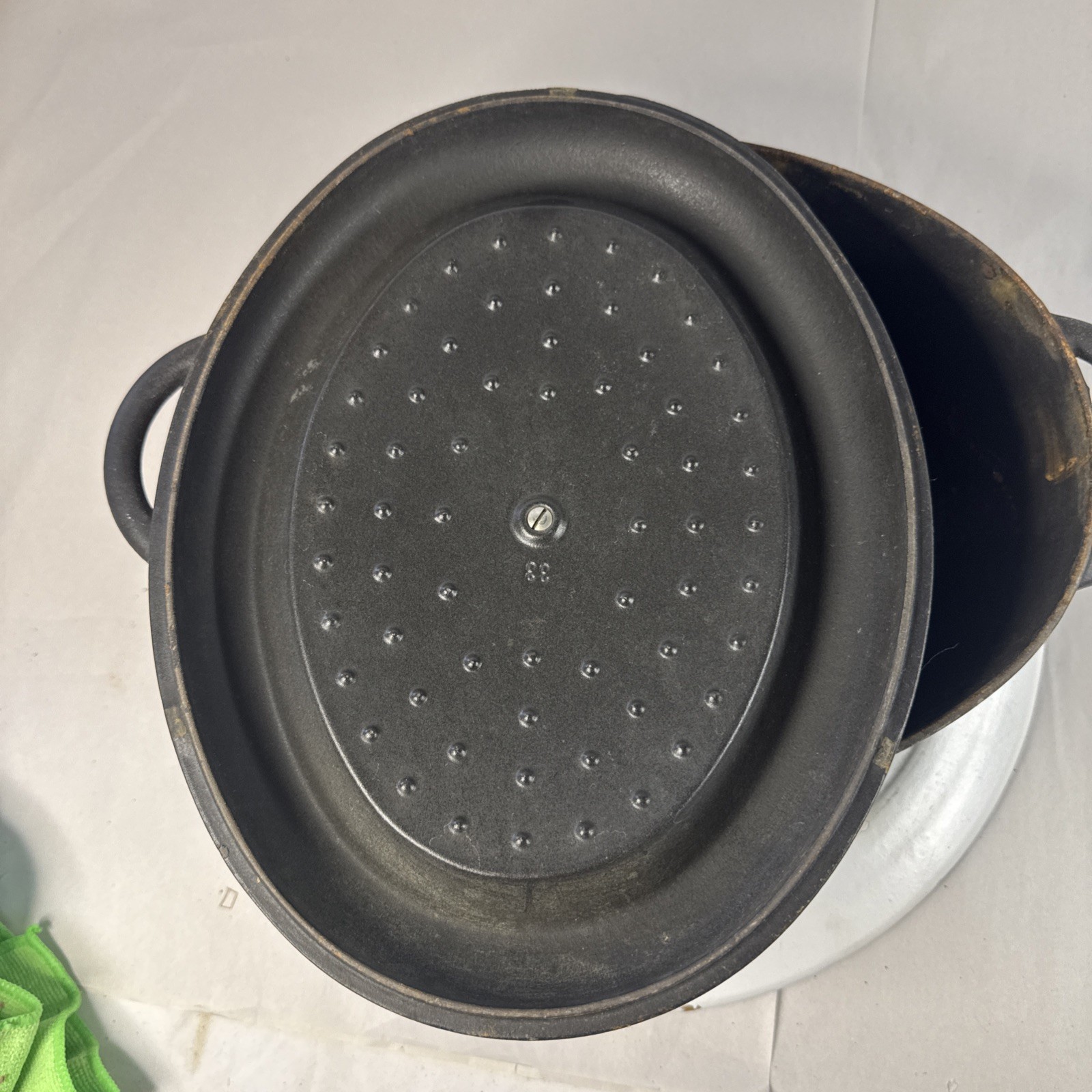 Paul Bocuse Nomar Cast Iron Oval Roaster Dutch Oven #33 Made In France RARE