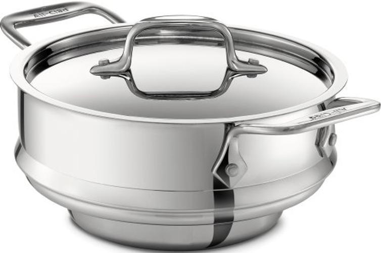 All-Clad Specialty Stainless Steel Universal Steamer for Cooking 3 3 quart