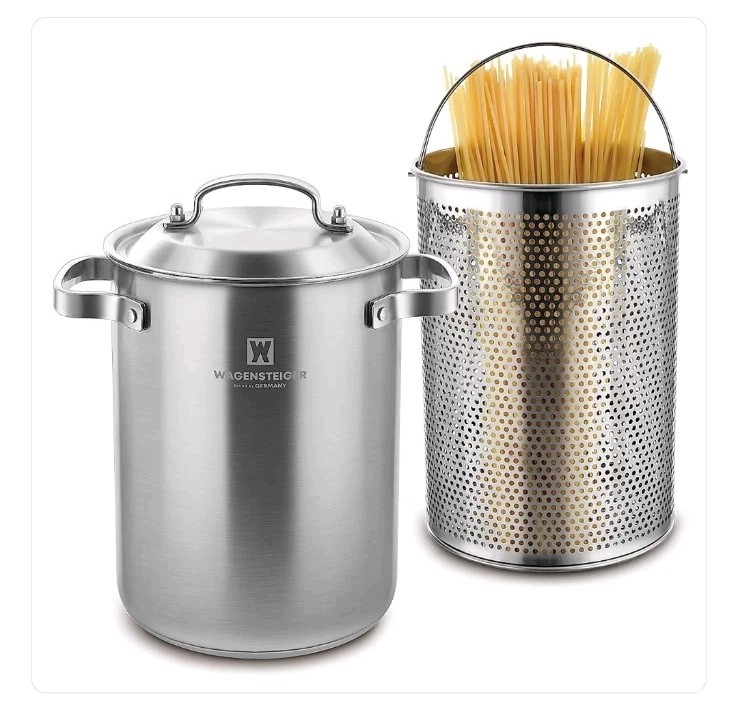 WAGENSTEIGER Premium Stainless Steel Asparagus Steamer Pot or Spaghetti Pasta St