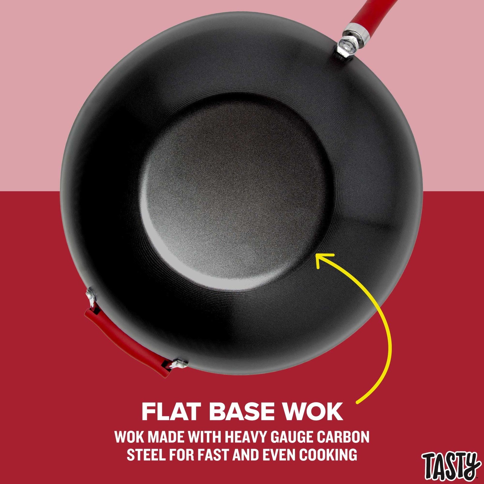 14IN WOK RED