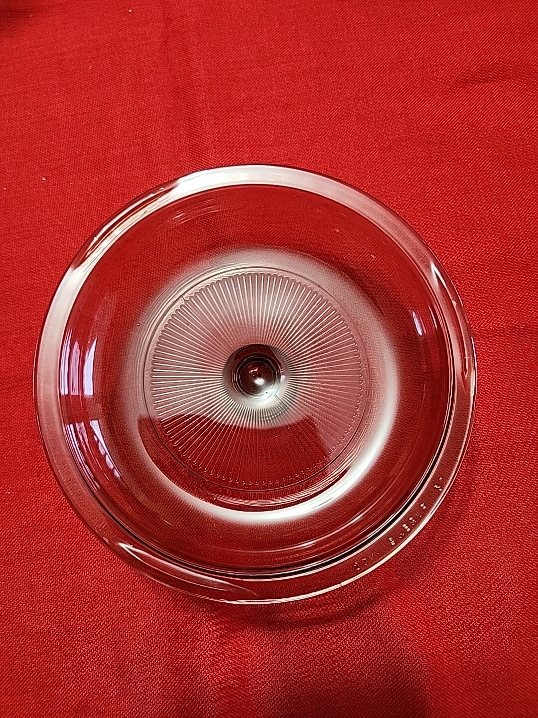 CorningWare Visions Cranberry V-1-C Pyrex Glass Replacement Lid 6 1/4″ V1C
