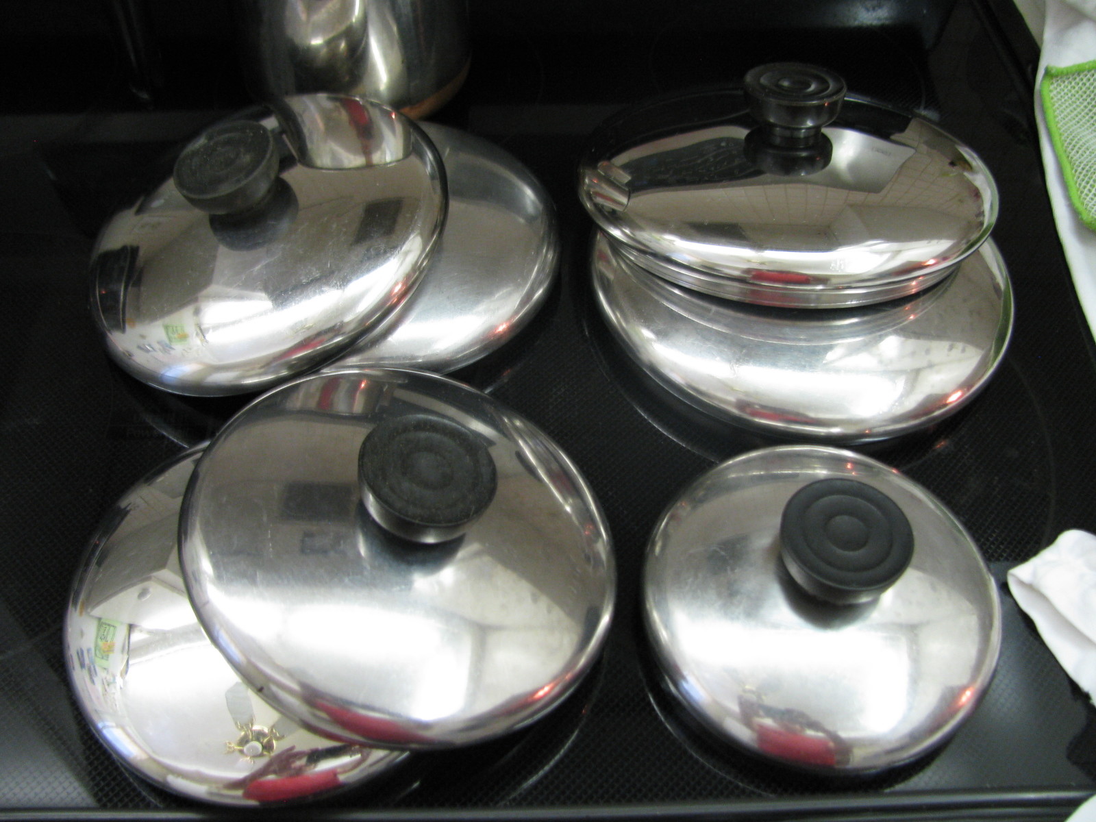 Revere Ware Replacement Stainless Steel LIds for pots & Pan 5 1/2 6 7 8 9 10 12″