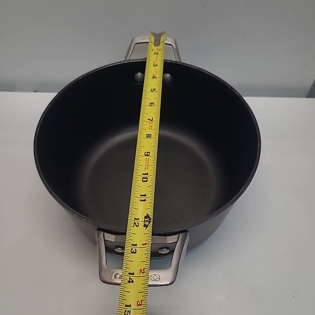 Calphalon Hard Anodized Premier 6 QT 5.6L Stock Pot Dishwasher Safe Made In USA