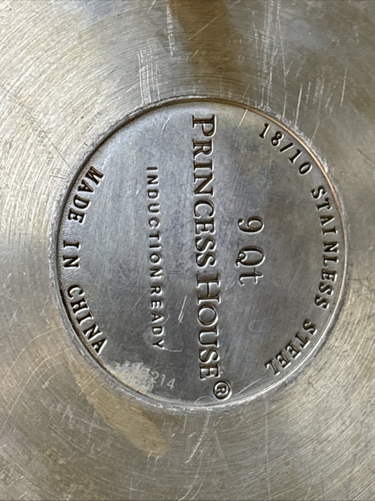 Princess House 9 QT 18/10 Stainless Steel Pot With Lid👁️