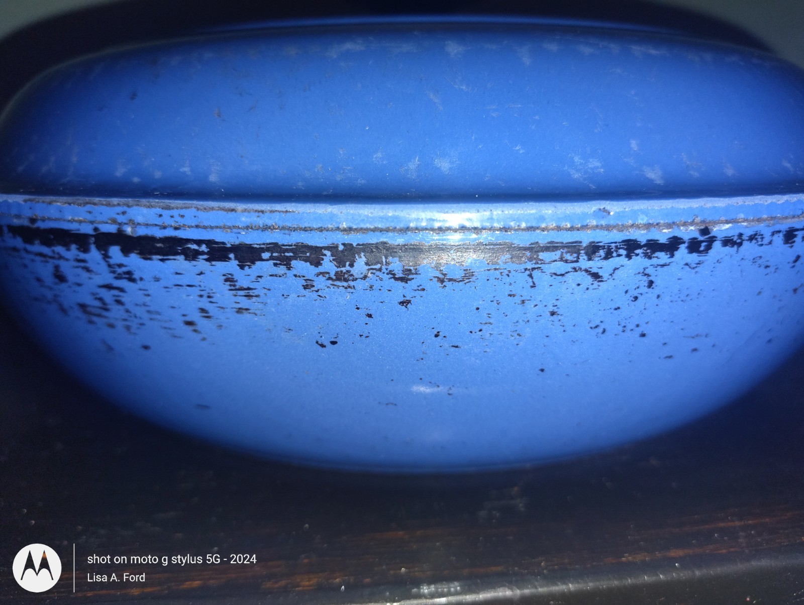 Le Creuset #30 Blue Enameled Cast Iron Braiser Buffet Casserole Pan w/Lid France