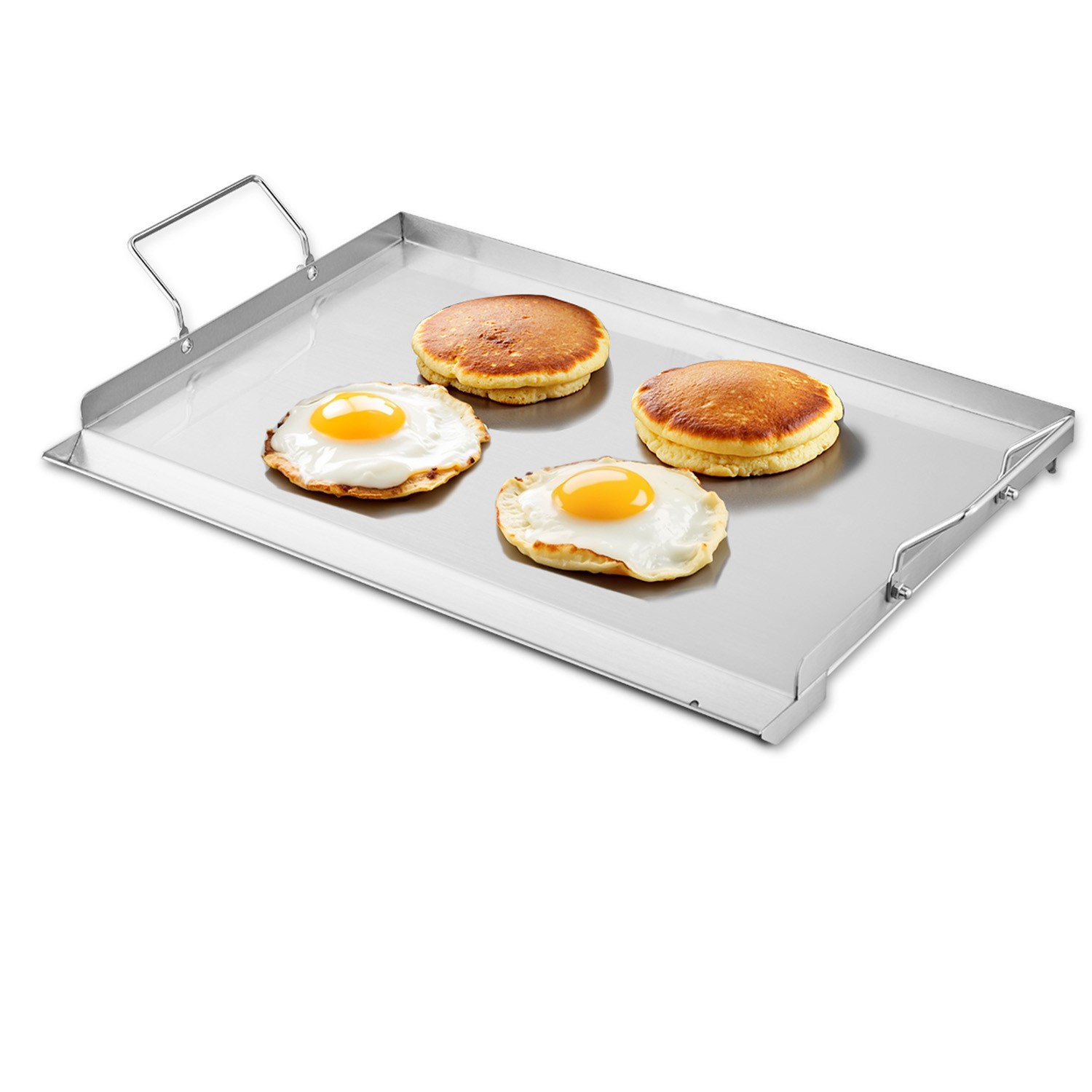 23×16 in Flat Top Griddle Stainless Steel BBQ Grill Pan