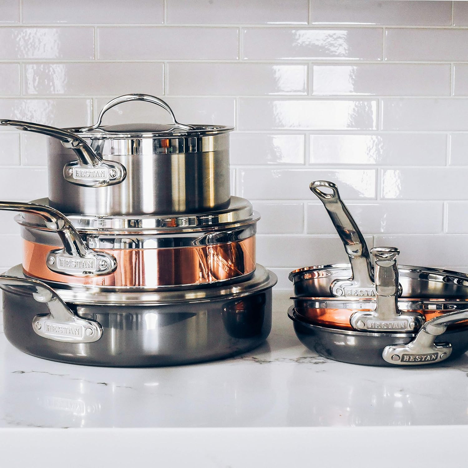 Probond 8.5-Inch Stainless Steel Frying Pan – Induction Ready Cookware