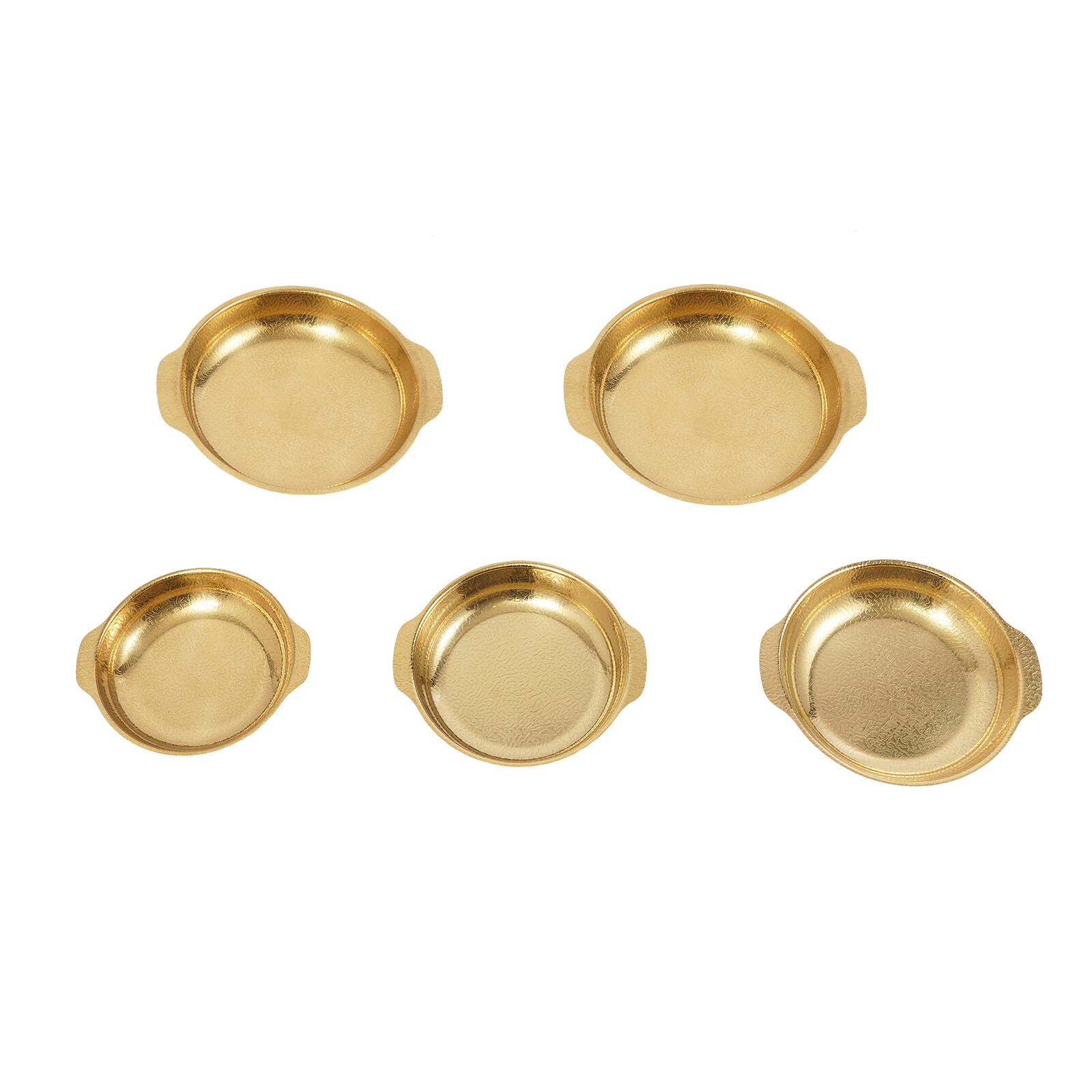 5 Pcs Paella Pans Food Serving Pan Stainless Steel Seafood Pans Cookware Seafood