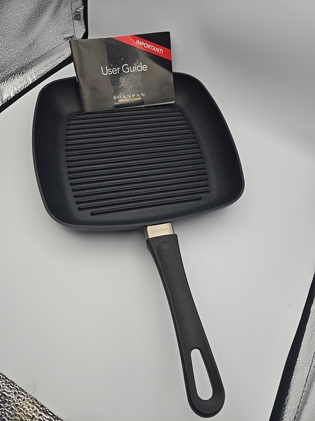 Scanpan Classic Induction Grill Pan 10.5 Inch Black Nonstick Metal Safe