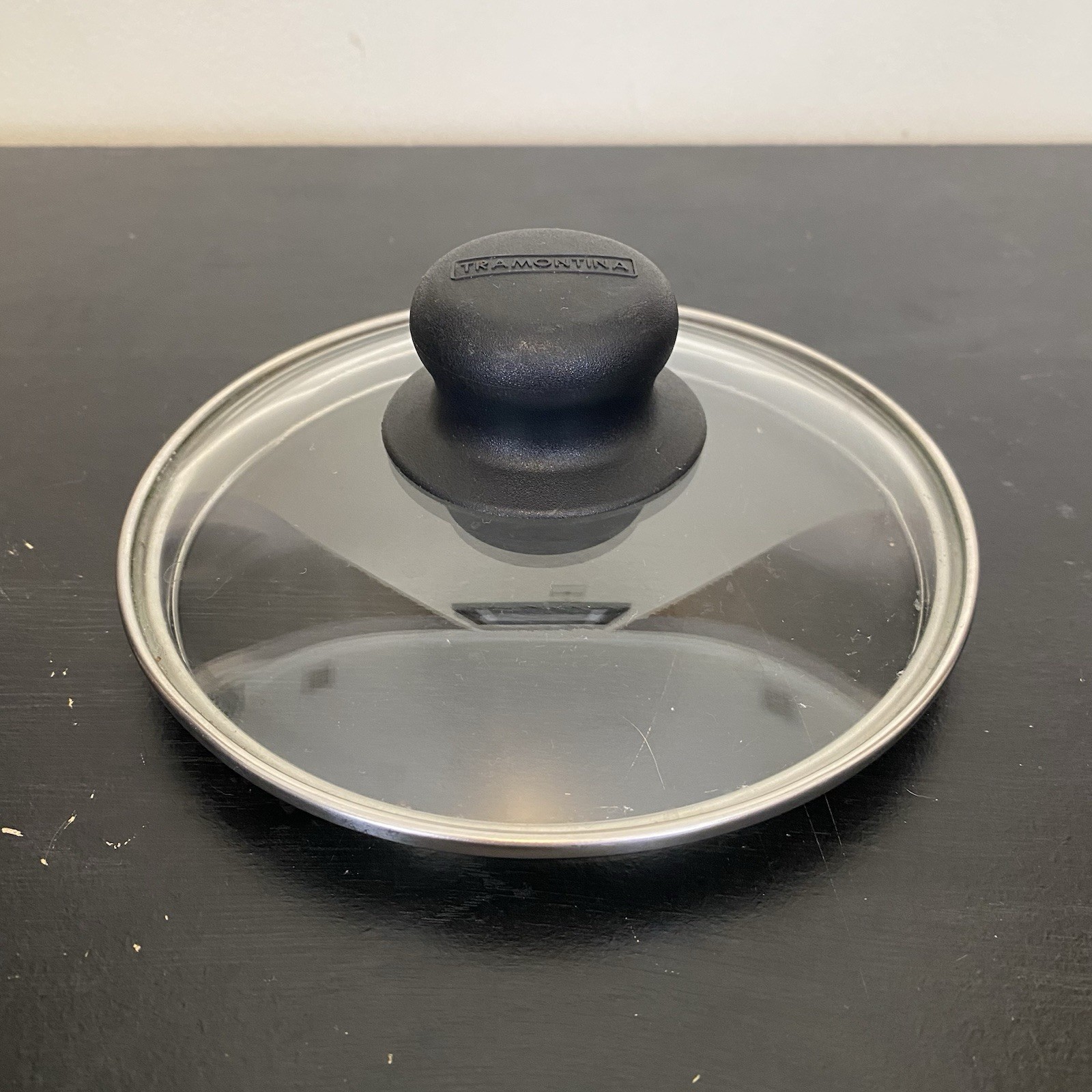 6” Inch Replacement Tramontina Round Glass Lid For 5 1/2″ Pot Pan | Knob Handle