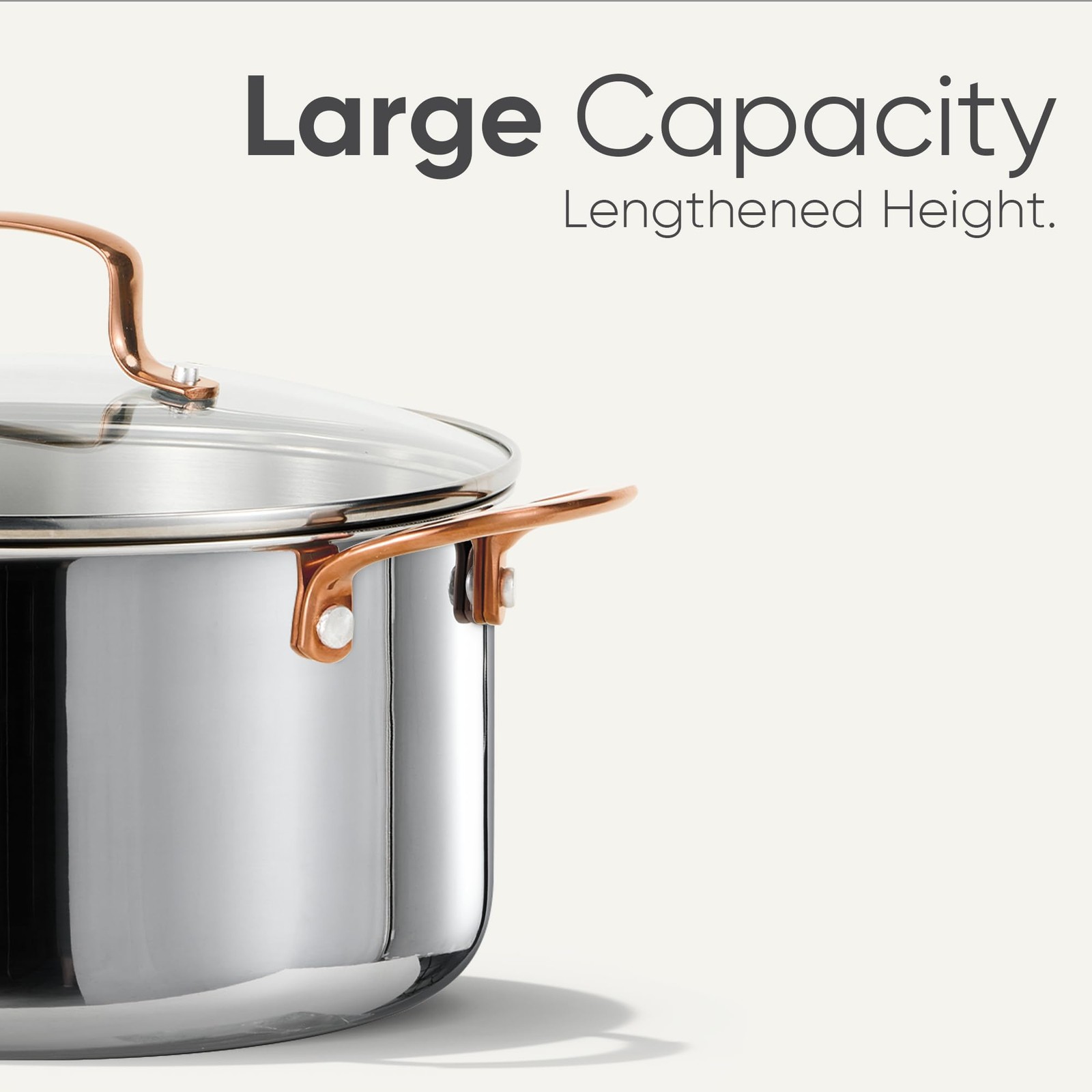 6 Qt Tri-Ply Stainless Steel Stockpot, Non-Toxic Stock Pot with Lid, Soup Pot…