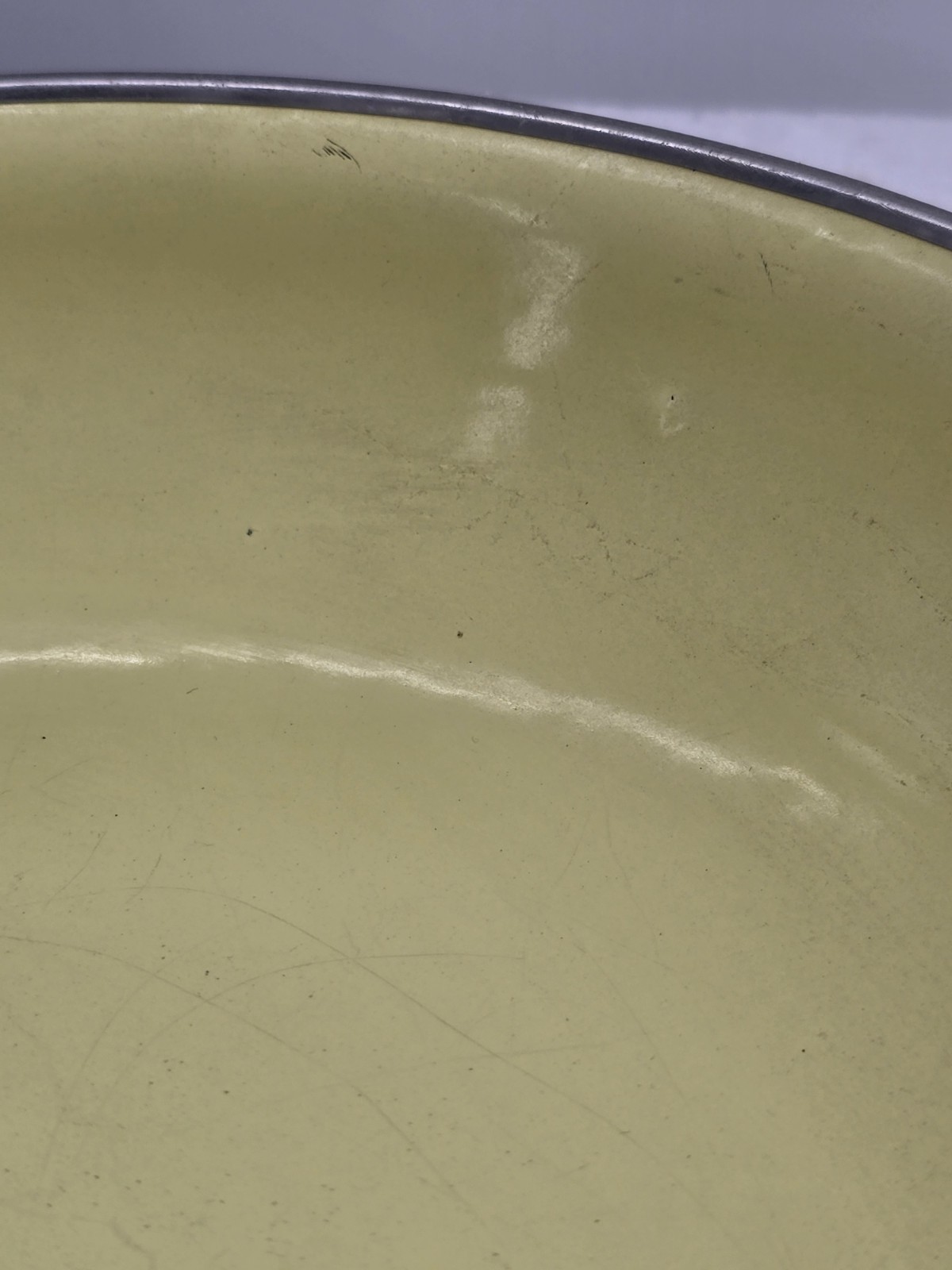 VTG Mid Century Modern Yugoslavian Emo Celje 3-Piece Enamel Nesting Sauté Pans