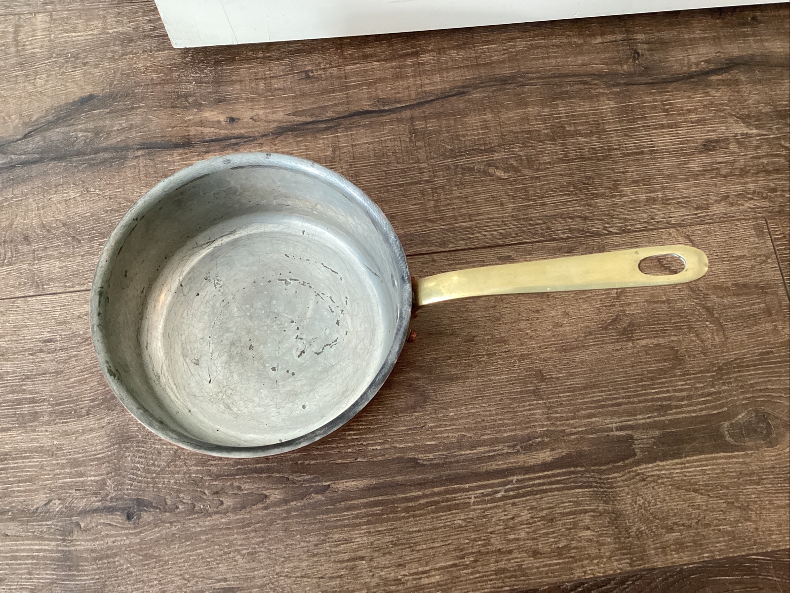 Vintage CORDON BLEU No. 14 Hammered Copper Saucepan France 1 Quart Pot Free Ship