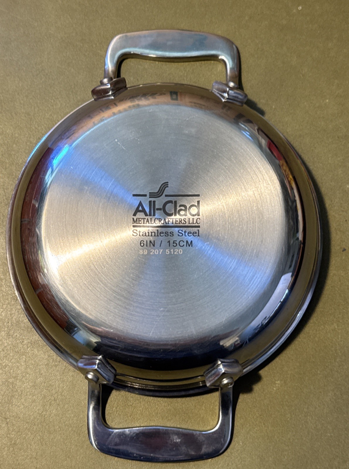 All-Clad Stainless 6” Mini Gratin Pan Tri-Ply Stainless Steel USA