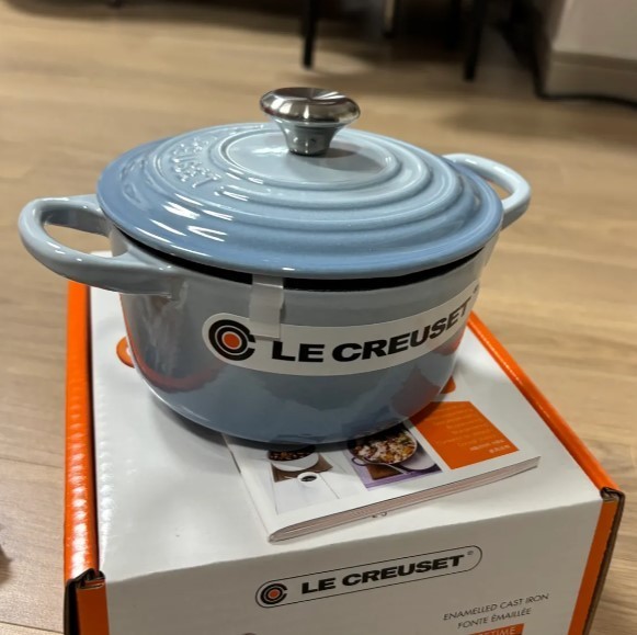 Le Creuset Enamelled Cast Iron Round Dutch Oven Casserole Pot Multi Color 14cm