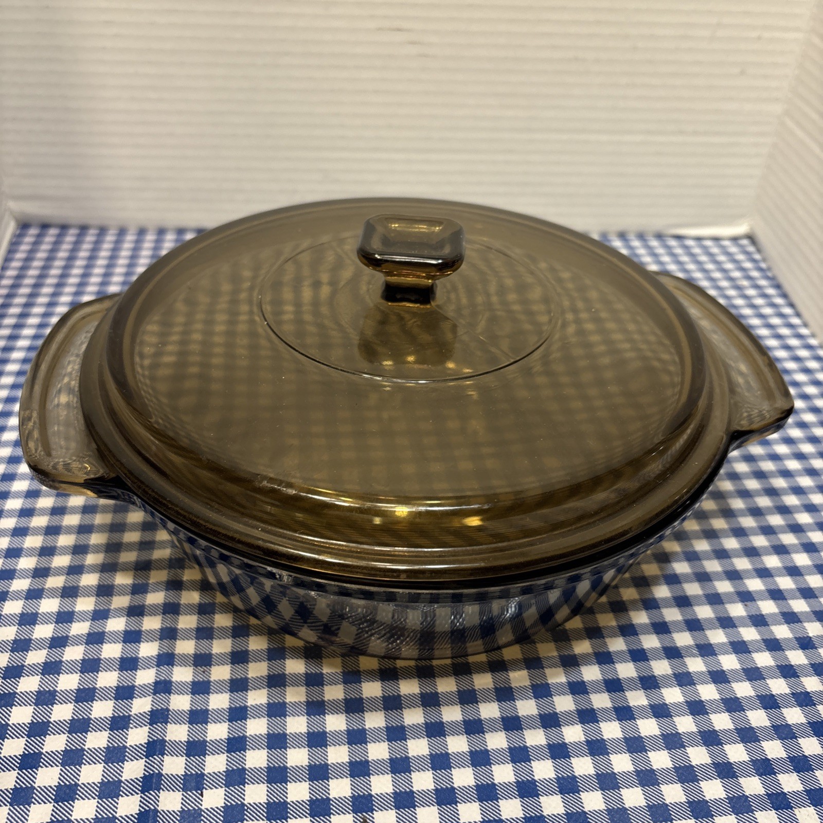 Anchor Hocking BROWN GLASS Ovenware, 1.5 QT, USA, Microwave &oven Safe, See Pics